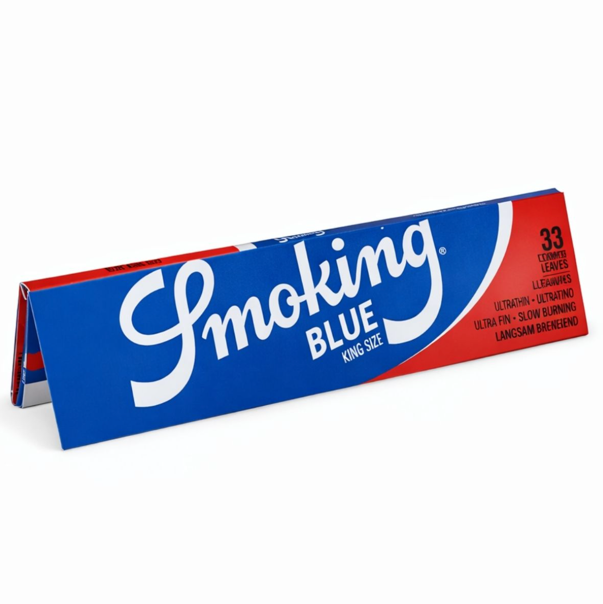 Smoking Master Feuilles À Rouler Slim Bleu King Size 24 Carnets + 33 Filtres