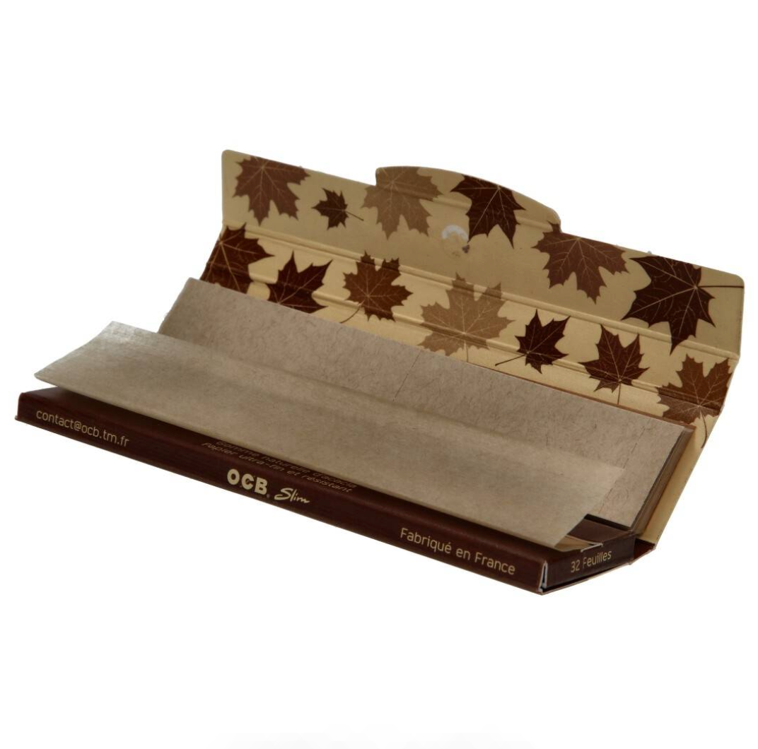 OCB Virgin Paper Kingsize Papiers à Rouler + Filtres (32pcs/présentoir)