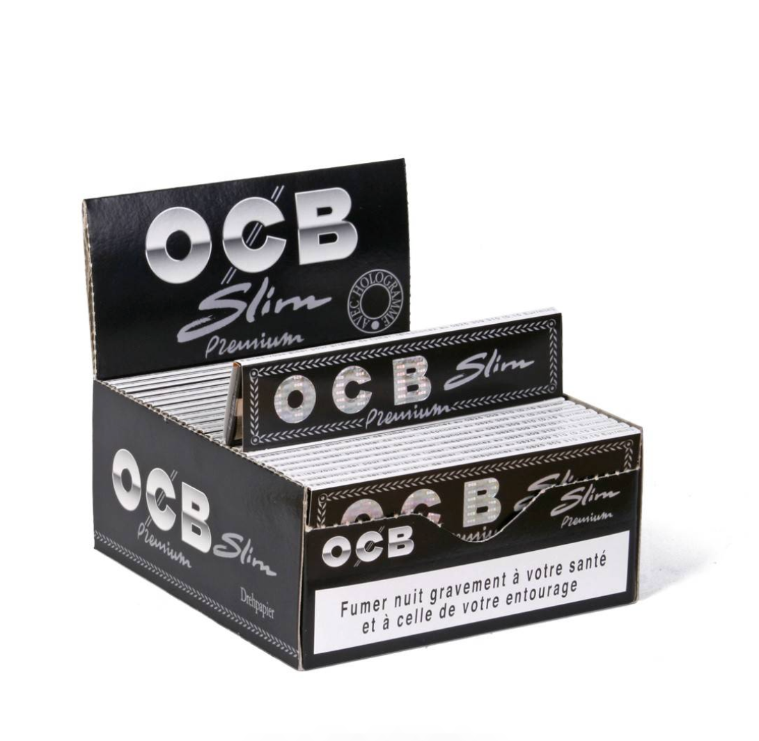 OCB Kingsize Slim Papiers à Rouler (50pcs/présentoir)