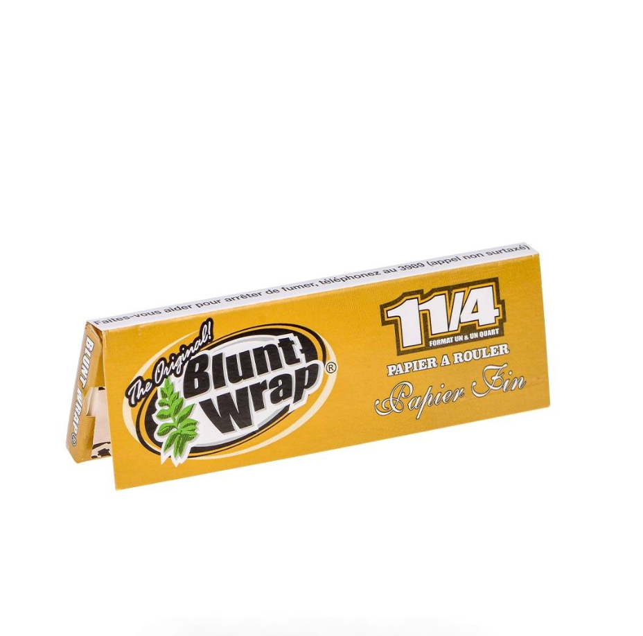 Papier Blunt Wrap King Size Slim Gold feuille blanchi par 25