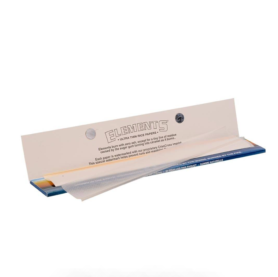 Papier à Rouler Elements Huge x22 — Feuille XXL de 27cm
