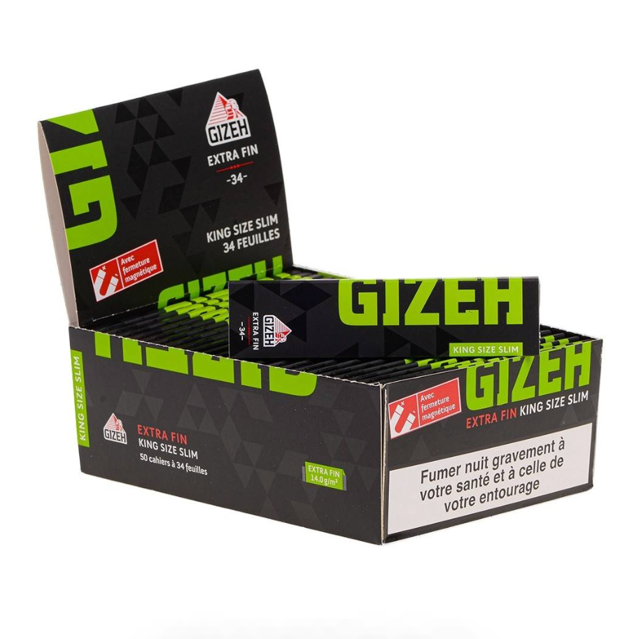 Gizeh Black Extra Fin Slim x50