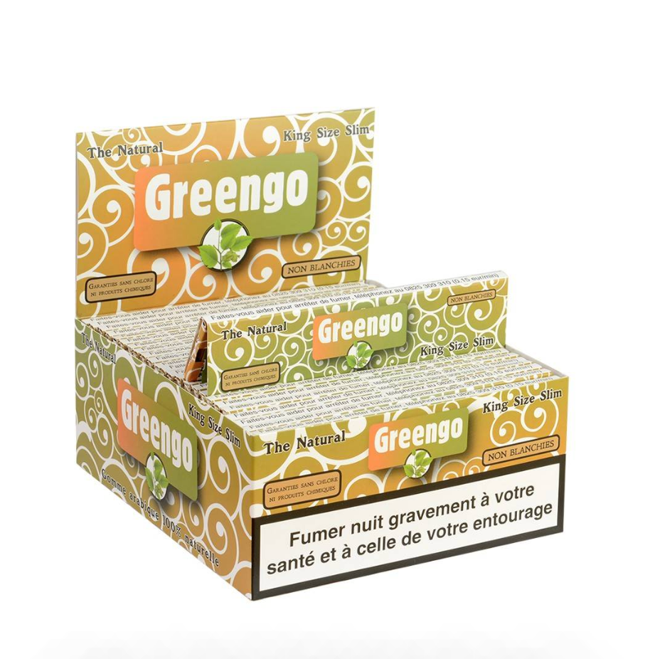 Feuilles à Rouler Non Blanchies Greengo Slim x50