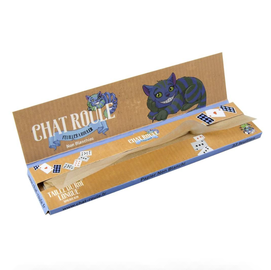 Feuilles à Rouler Chat Roule Slim Non Blanchies x50