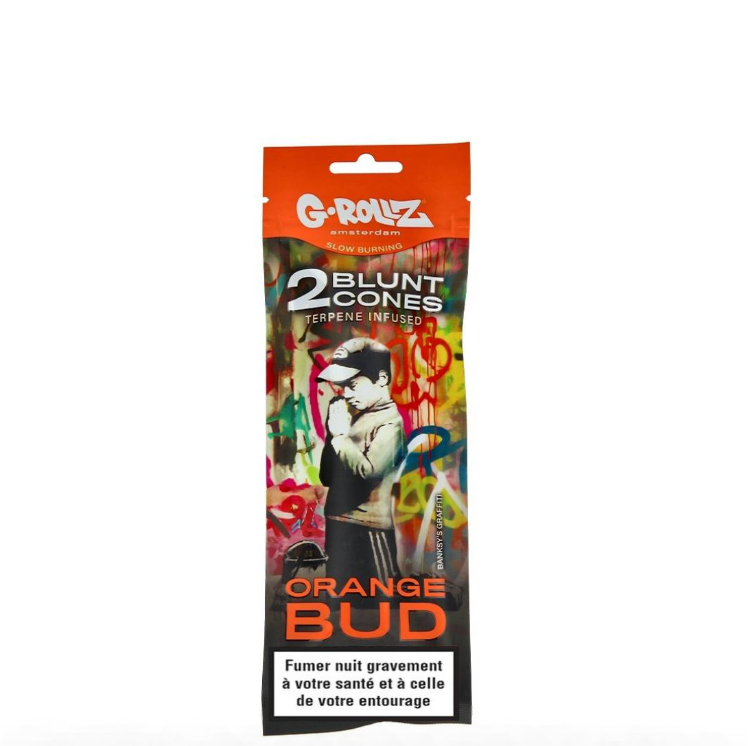 BLUNT CHANVRE G-ROLLZ BANKSY TERPENES ORANGE BUD PAR 2 DISPLAY DE 12