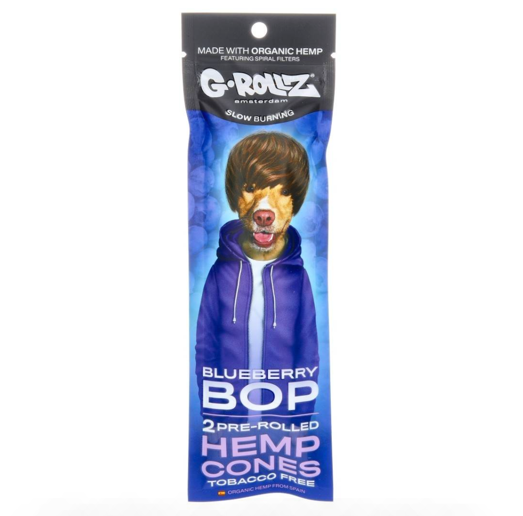 BLUNT CHANVRE G-ROLLZ BLUEBERRY BOP MYRTILLE PAR 2 DISPLAY DE 12