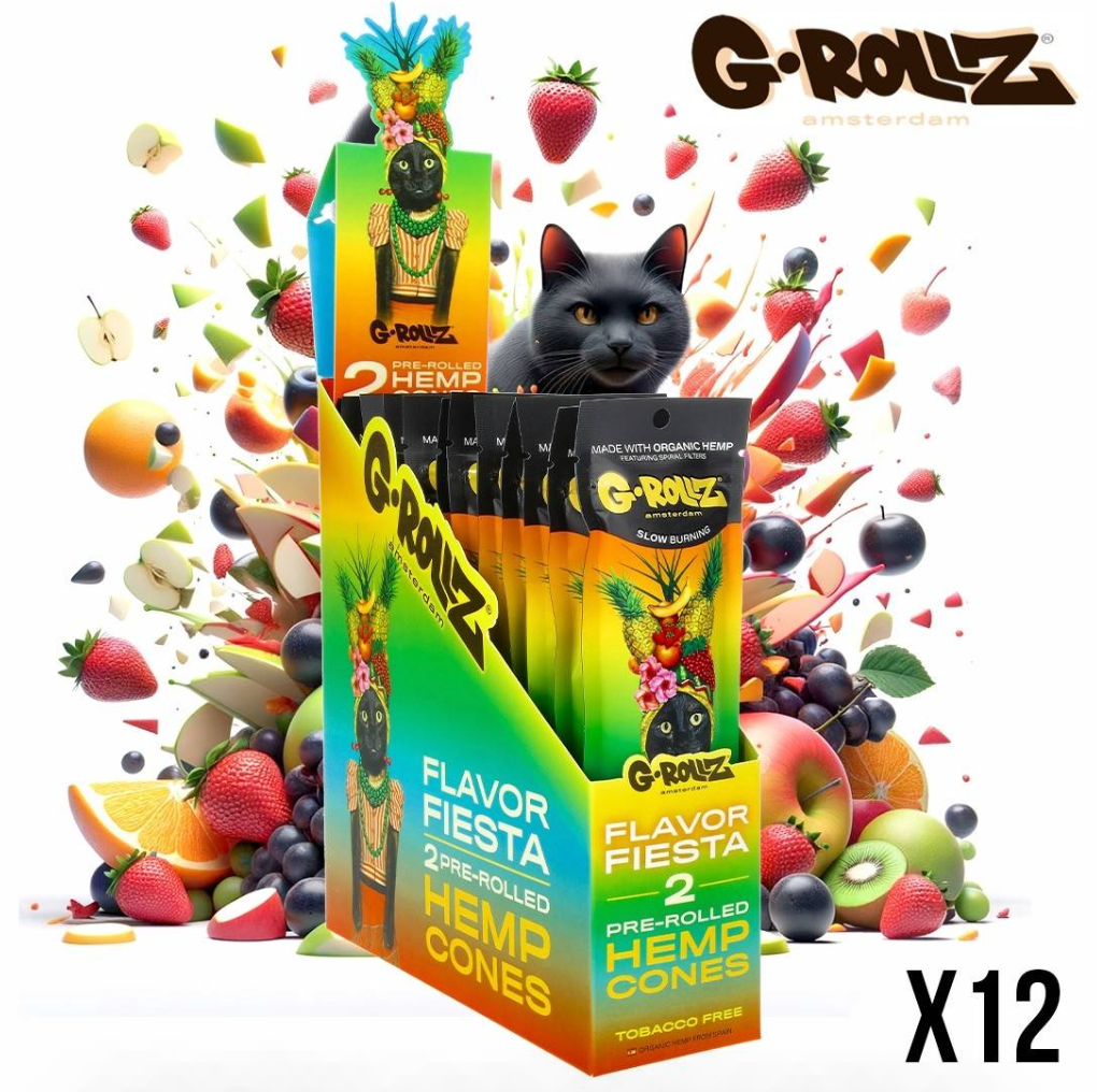 BLUNT CHANVRE G-ROLLZ PASSION HAZE PAR 2 DISPLAY DE 12