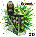 BLUNT PREROULE G ROLLZ CHEECH AND CHONG TERPENES GREEN PUNCH AGRUMES PAR 2 DISPLAY DE 12