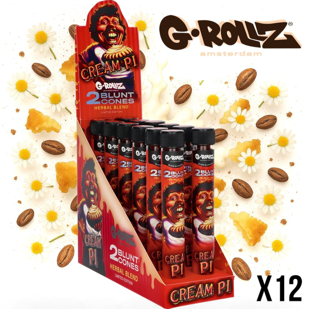 BLUNT PREROULE G ROLLZ TERPENES CREAM PI CAFE PAR 2 DISPLAY DE 12