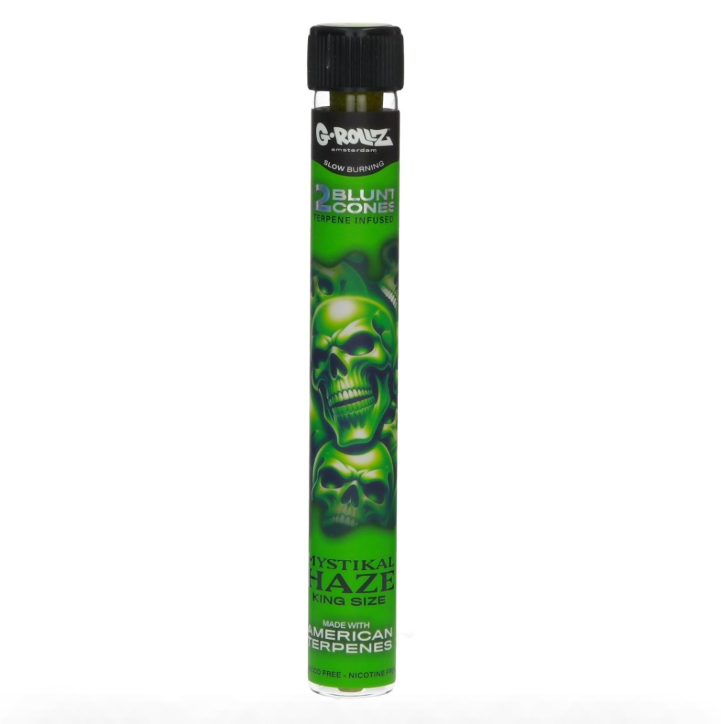 BLUNT PREROULE G ROLLZ TERPENES MYSTIKAL HAZE PAR 2 DISPLAY DE 12