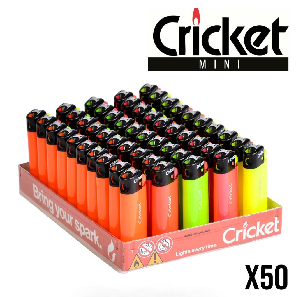 BRIQUET CRICKET MINI FLUO X50