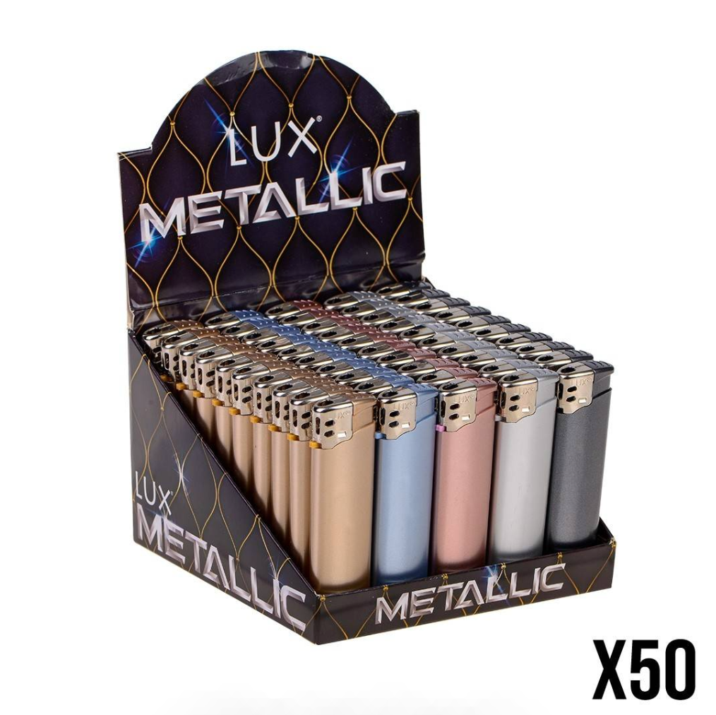 BRIQUET LUX PIEZO METALLIC X50