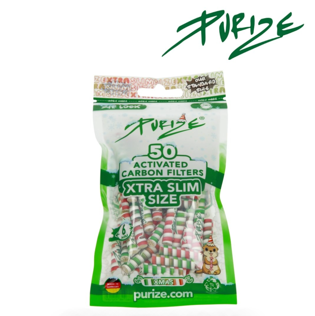 6mm x50 Filtres Purize au Charbon Actif Xtra Long Size