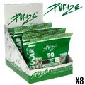 9mm x400 Filtres Purize Regular Charbon Actif Marron – Display de 8 Sachets x50