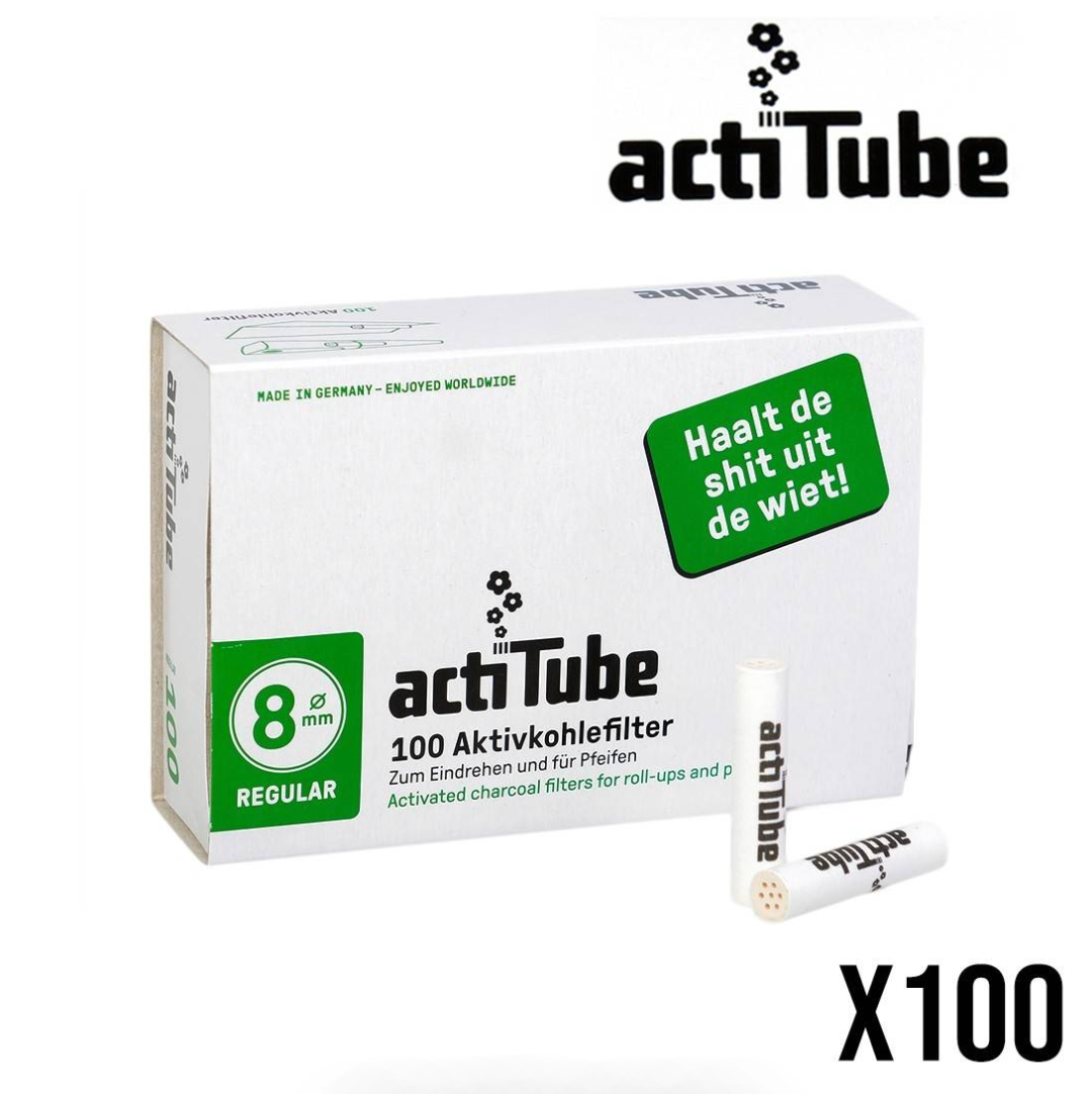 8mm x100 Filtres au Charbon Actif ActiTube x100