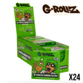 6mm x240 Filtres G-Rollz au Charbon Actif Super Slim Vert x10 – Display de 24