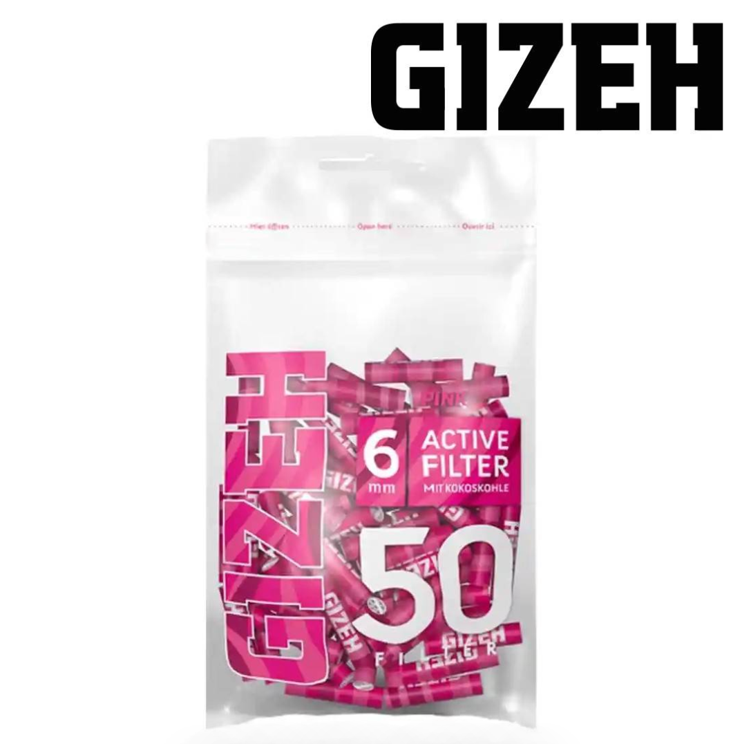 6mm x50 Filtres Gizeh Active Filter Charbon Actif x50