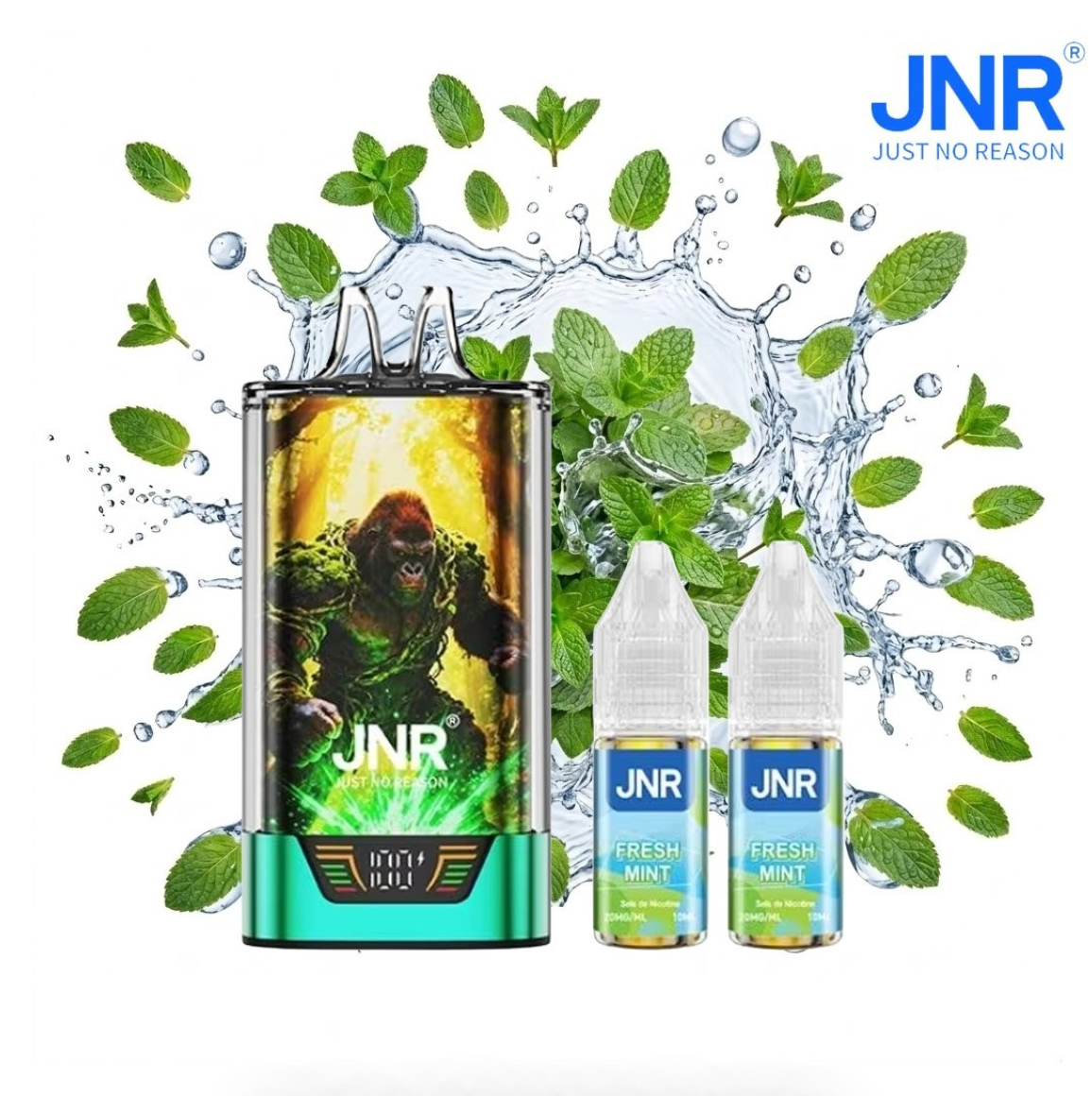 Puff Gorilla X JNR Menthe Fraîche 20mg 43000 Puffs