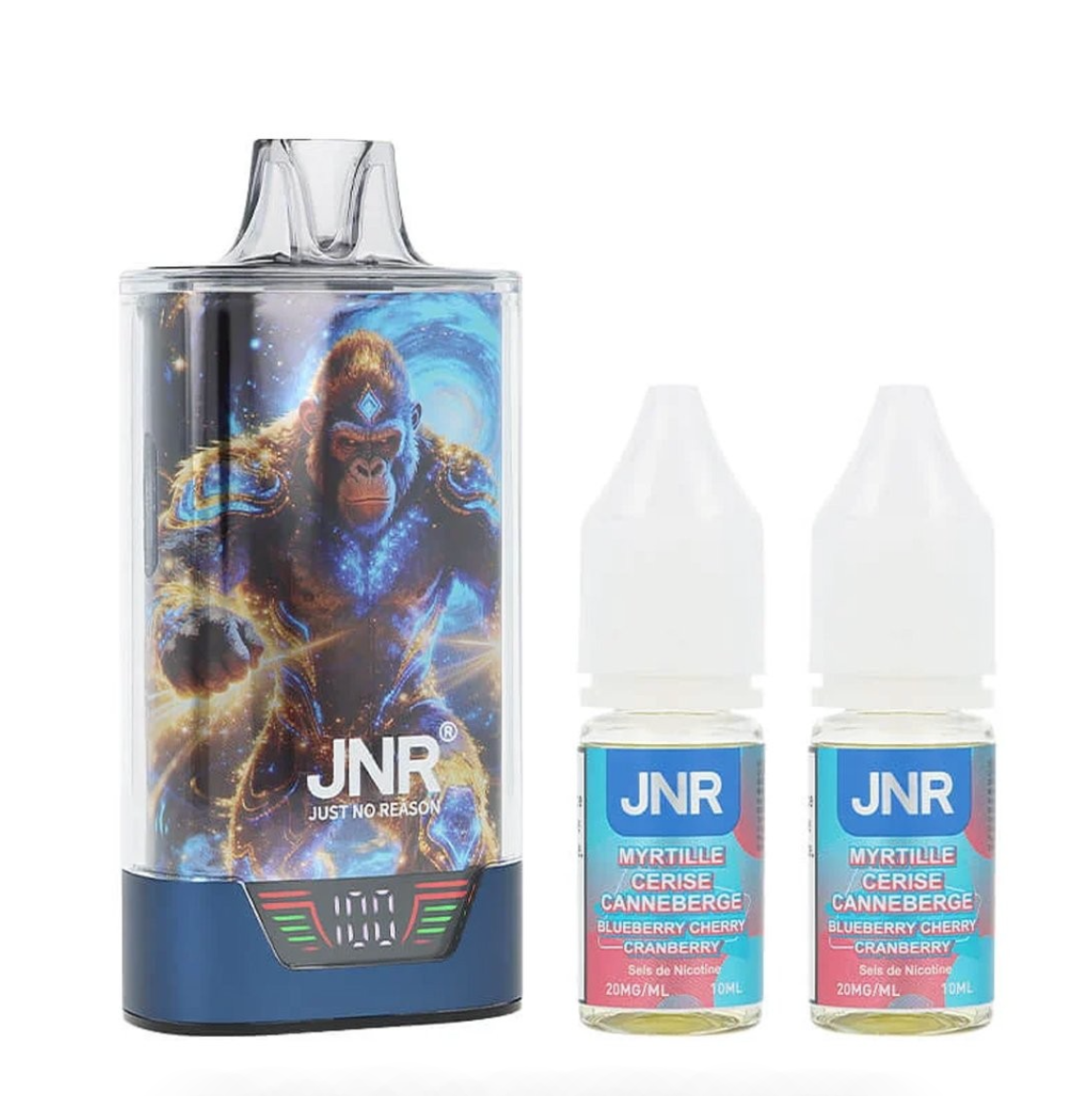 Puff Gorilla X JNR Myrtille Cerise Canneberge 20mg 43000 Puffs