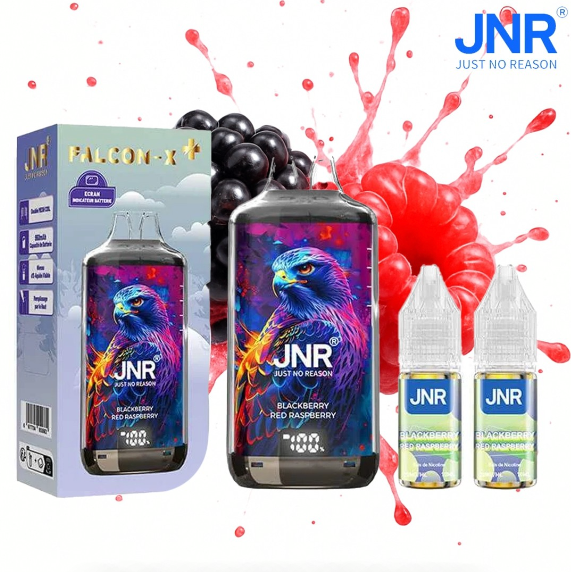 Puff JNR Falcon-X Plus Blackberry Red Raspberry 20mg 28000 Puffs