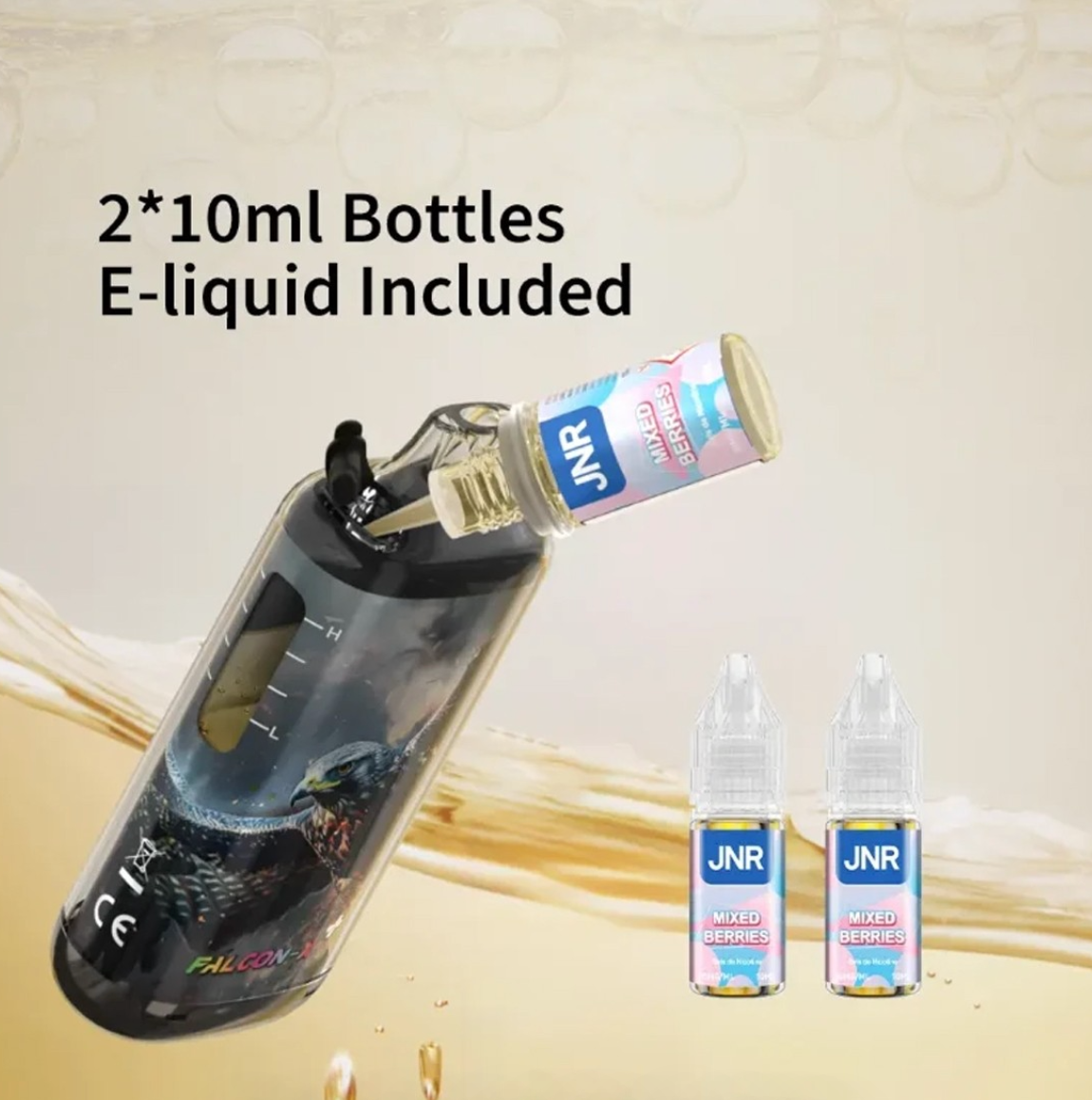 Puff JNR Falcon-X Plus Mixed Berries 20mg 28000 Puffs
