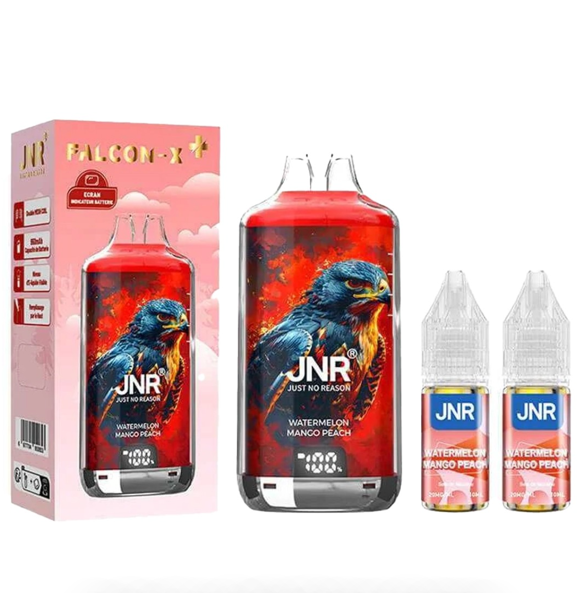 Puff JNR Falcon-X Plus Watermelon Mango Peach 20mg 28000 Puffs
