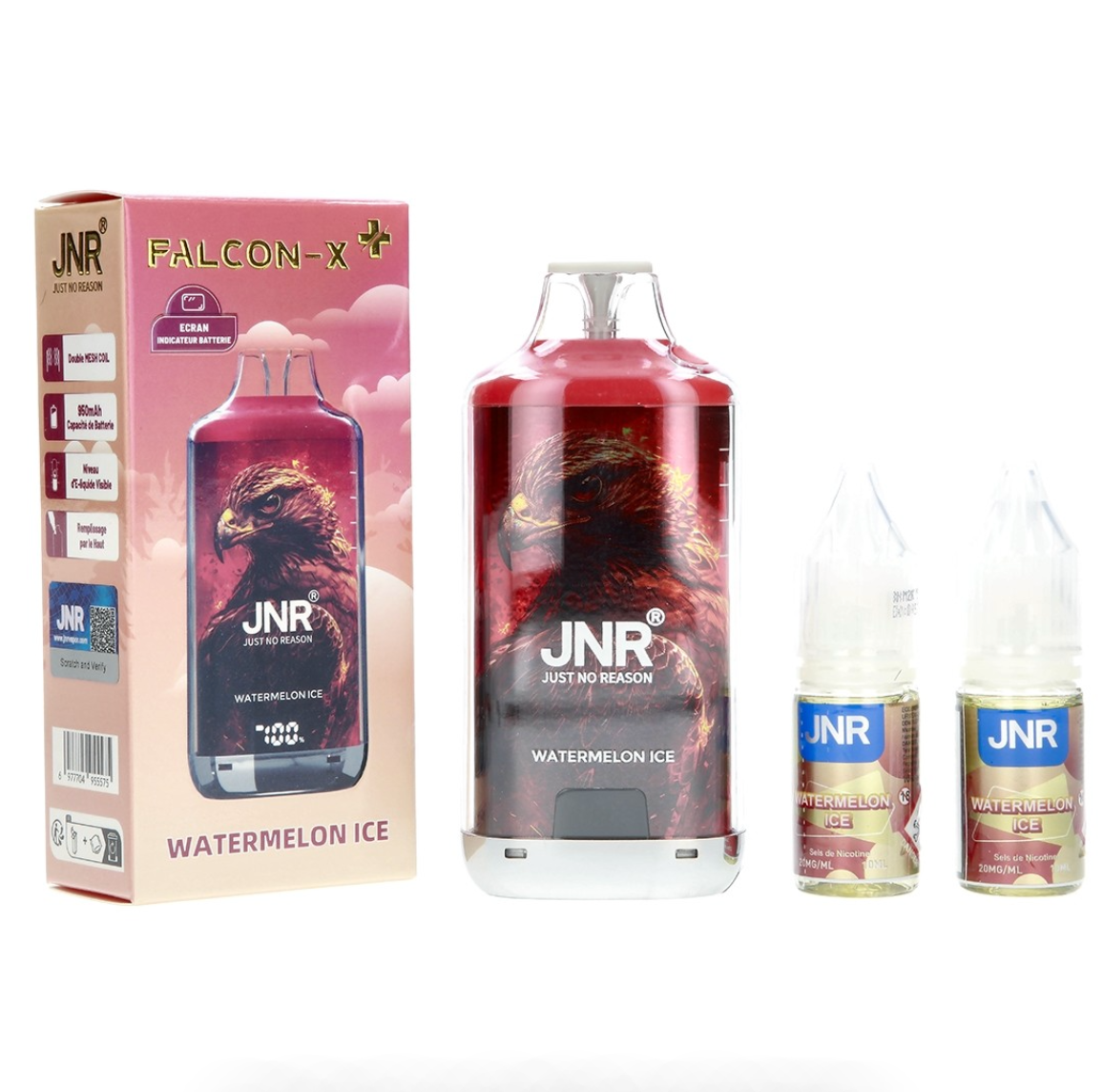 Puff JNR Falcon-X Plus Watermelon Ice 20mg 28000 Puffs