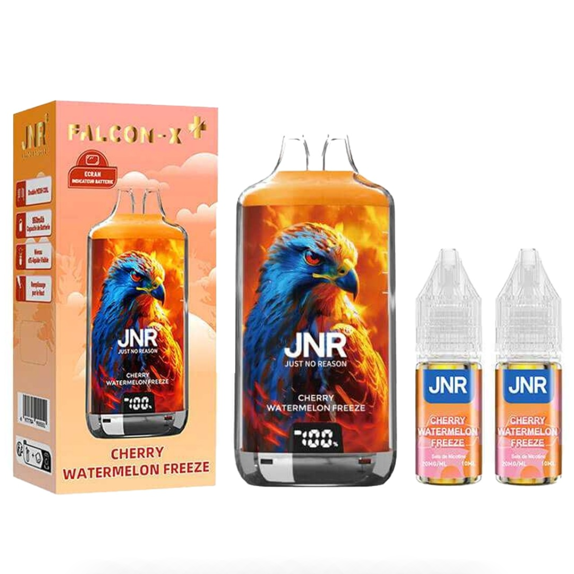 Puff JNR Falcon-X Plus Cherry Watermelon Freeze 20mg 28000 Puffs