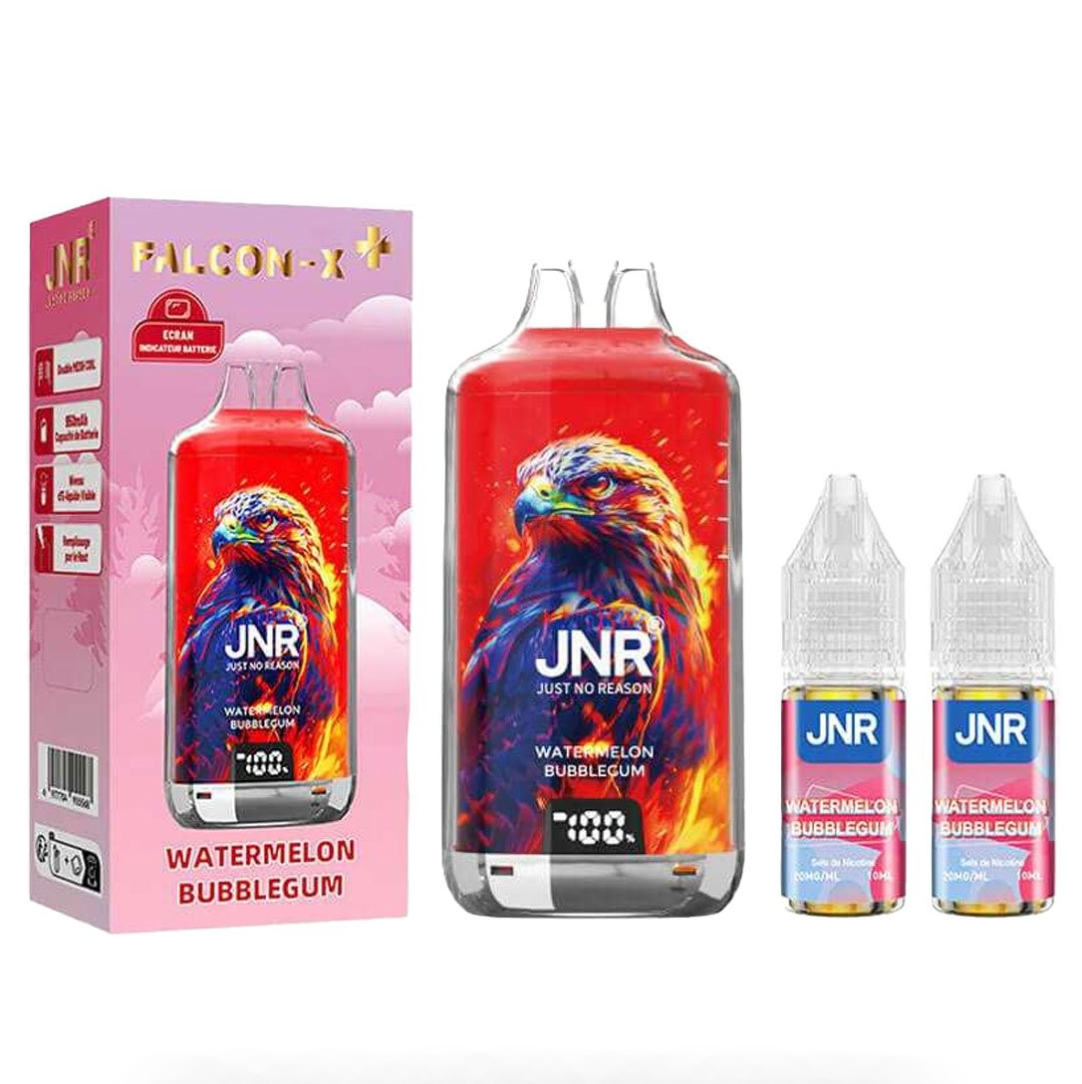 Puff JNR Falcon-X Plus Watermelon Bubblegum 20mg 28000 Puffs